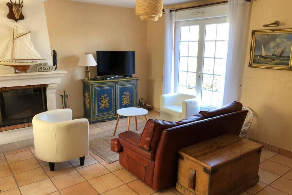 Belle Maison Neo-Bretonne A 5 Minutes De La Mer Tréveneuc エクステリア 写真